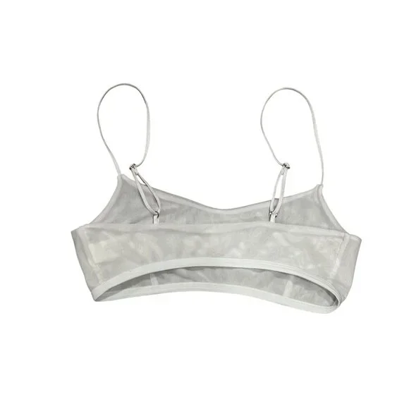 ALO Yoga Airmesh Venus Bralette in White - Picture 3 of 5